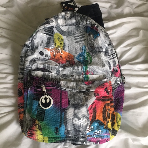 Star Wars Other - Sequin Star Wars Backpack